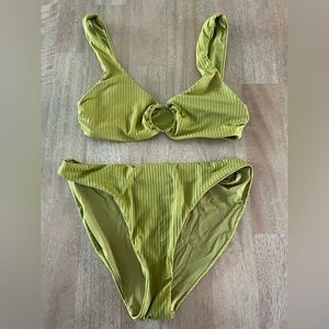 Vitamin A Olive Green Bikini Set